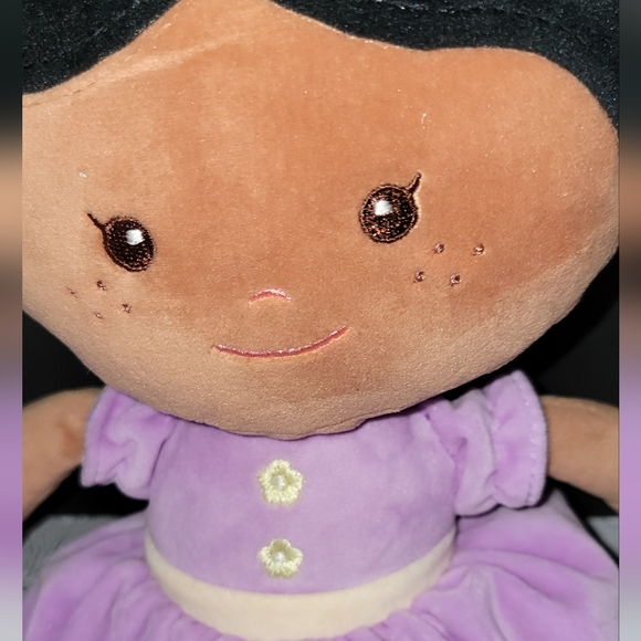 Onetoo Baby Soft Plush Milly Brown Skin Cuddly Buddy 13.5" Rag Doll - Picture 3 of 8